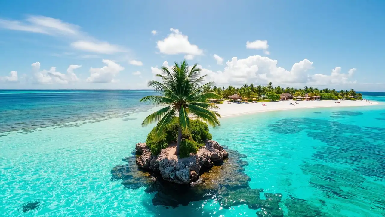eSIM Cayman Islands activation, scenic view of George Town and iconic landmarks