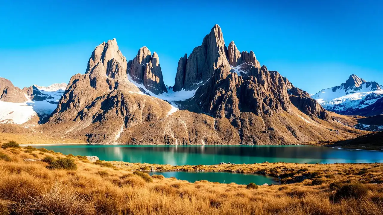 eSIM Chile activation, scenic view of Santiago and iconic landmarks