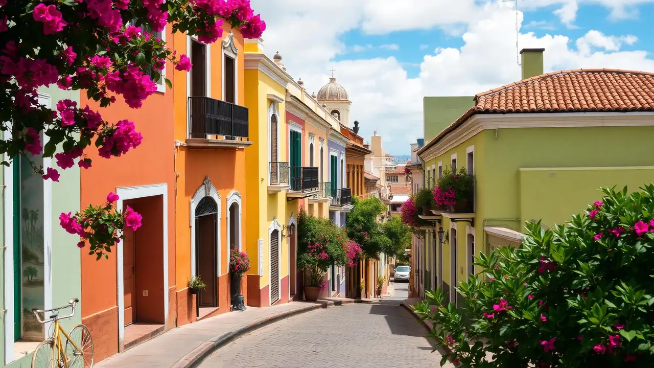 eSIM Colombia activation, scenic view of Bogotá and iconic landmarks