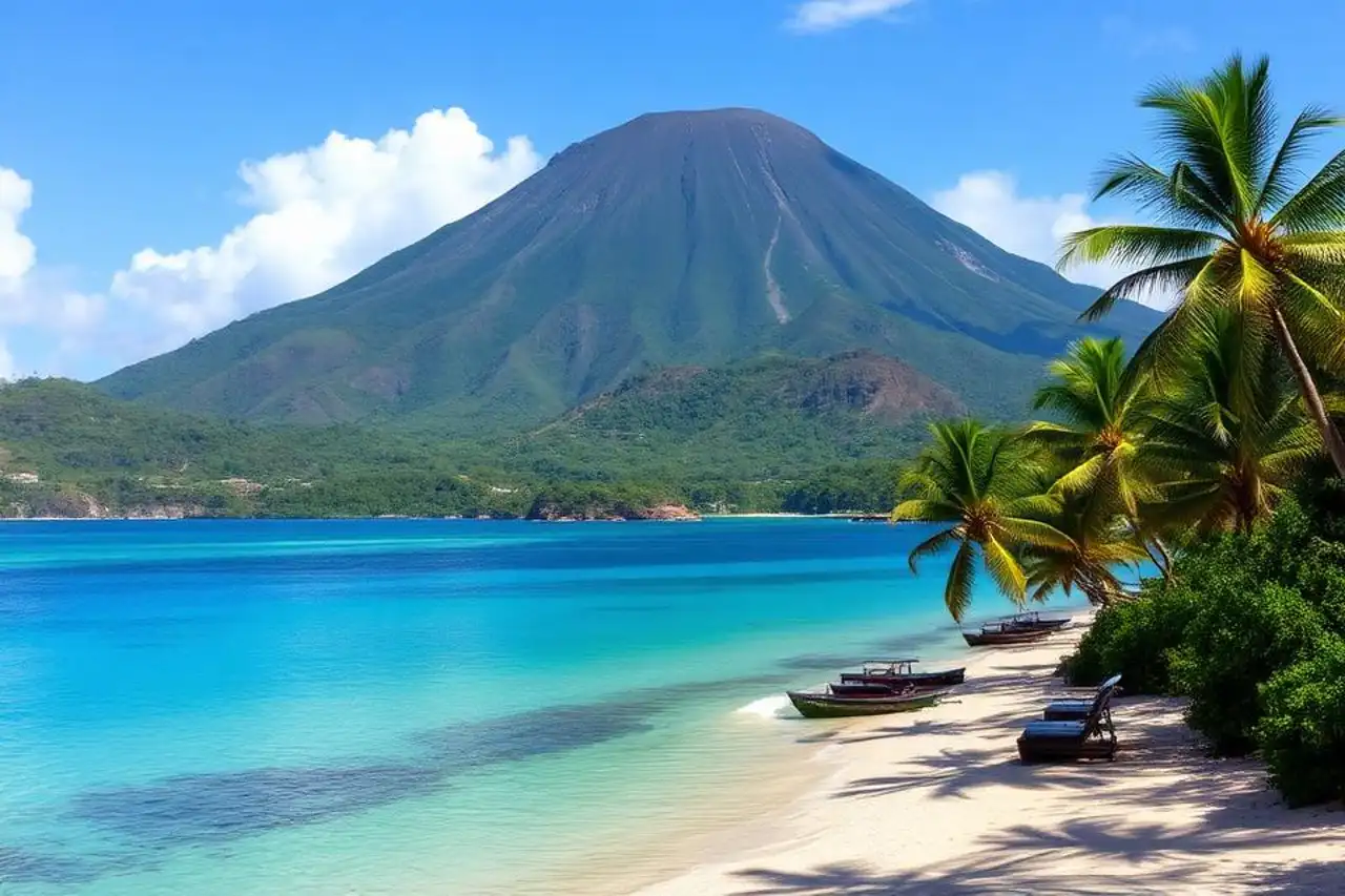 eSIM Martinique activation, scenic view of Fort-de-France and iconic landmarks
