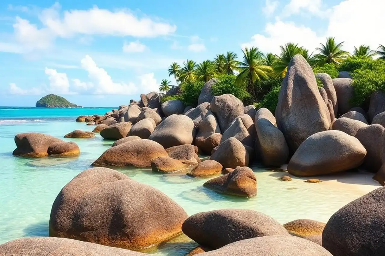 eSIM Seychelles activation, scenic view of Victoria and iconic landmarks