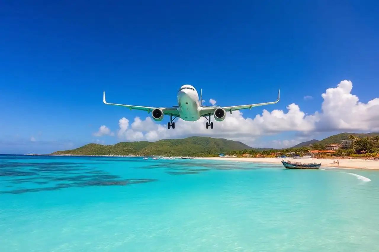 eSIM Sint Maarten activation, scenic view of Philipsburg and iconic landmarks